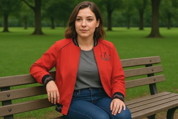 red horsehoe jacket