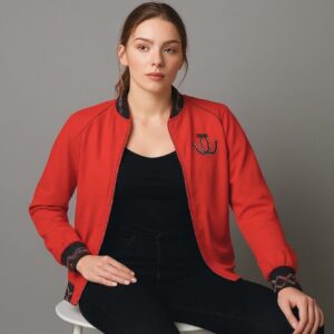 red horsehoe jacket