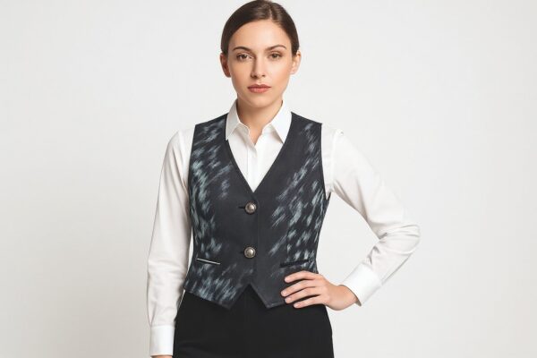 stormy patterned vest