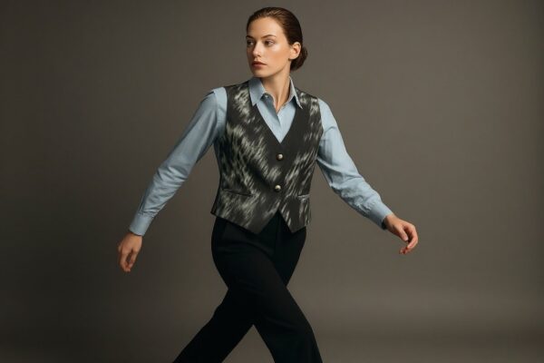 stormy patterned vest