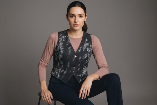 stormy patterned vest